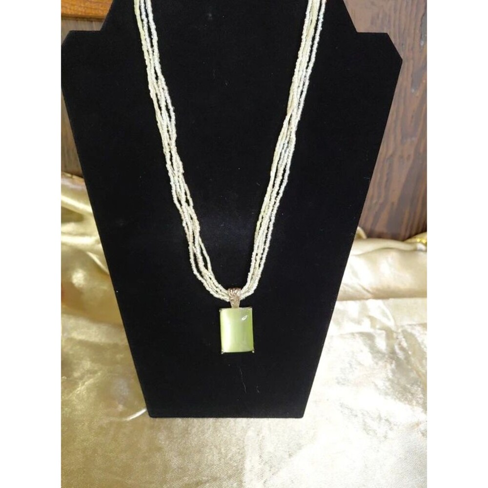 Green Beaded Necklace
